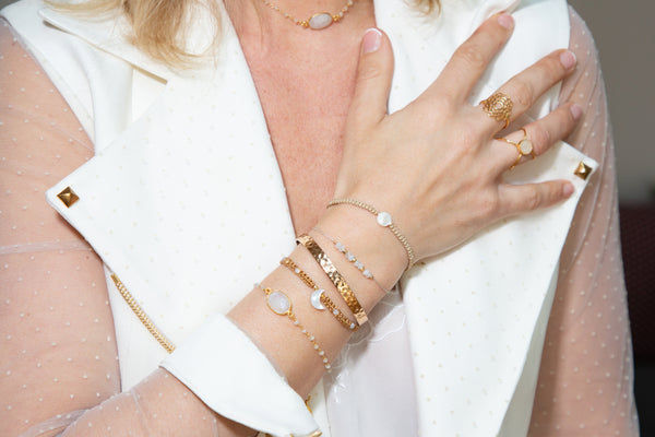 Celebrity Style to Steal: Stacked Bracelets and Bangles