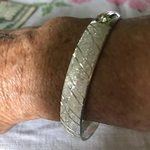 925 Sterling Silver 10.5mm Flexible Bangle Bracelet