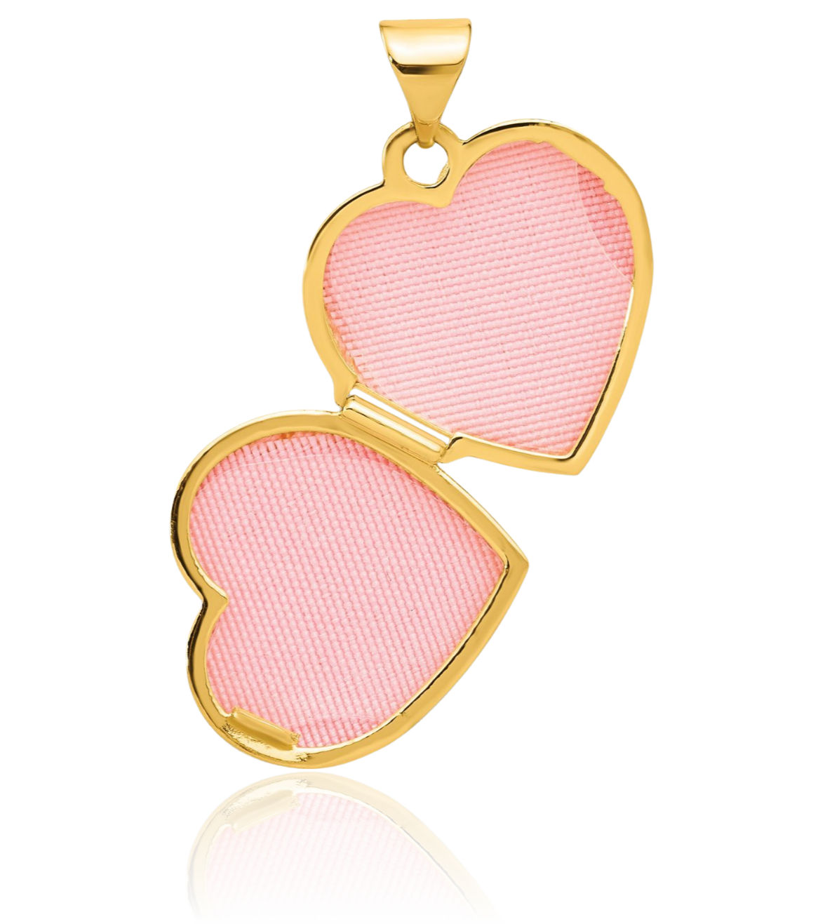 14K Solid Two Tone Gold Love of My Life Heart Photo Locket Necklace - Picture 7 of 14