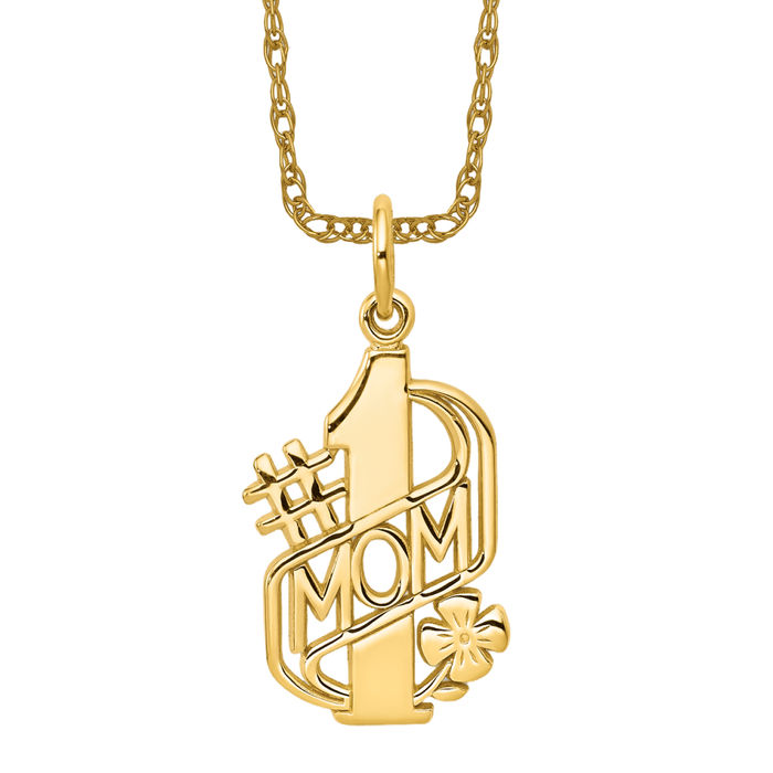 Orders 10K Mom Pendant & Chain