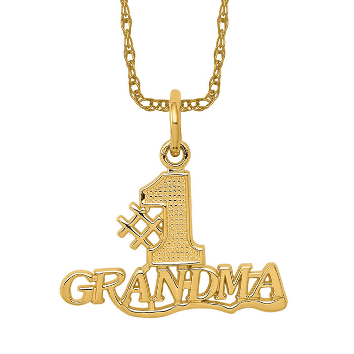 14k Great Grandmother Solid store Gold Pendent