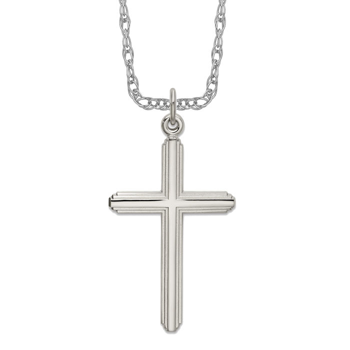 925 Sterling Silver Cross Necklace