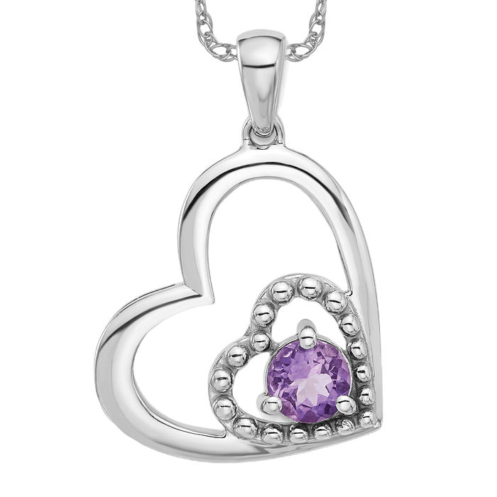 Stunning 925 Sterling Silver store Amethyst Necklace