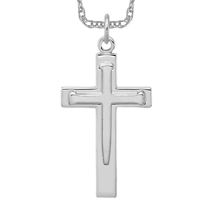 925 Sterling Silver Cross Necklace | eBay