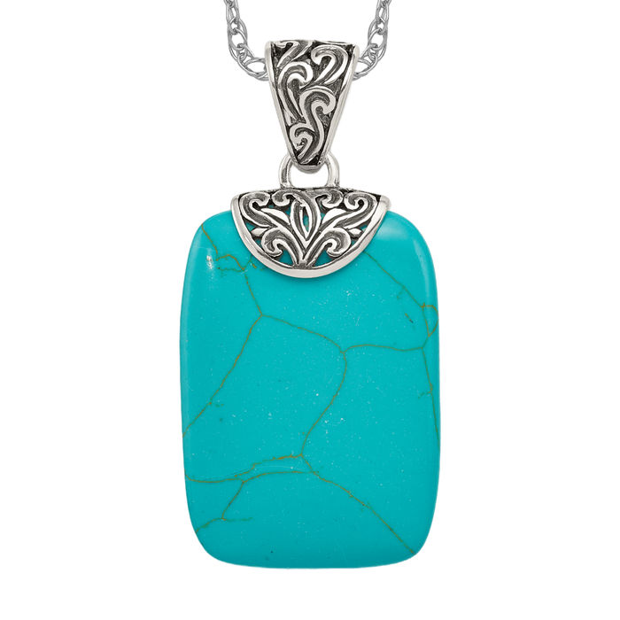 Hotsell Stunning 925 Sterling Silver Turquoise Necklace