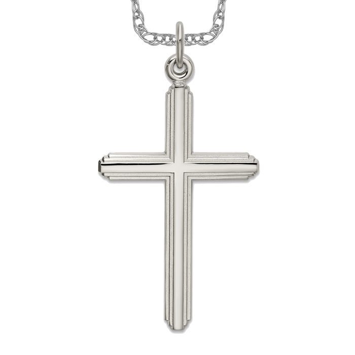 925 Sterling Silver Cross Necklace