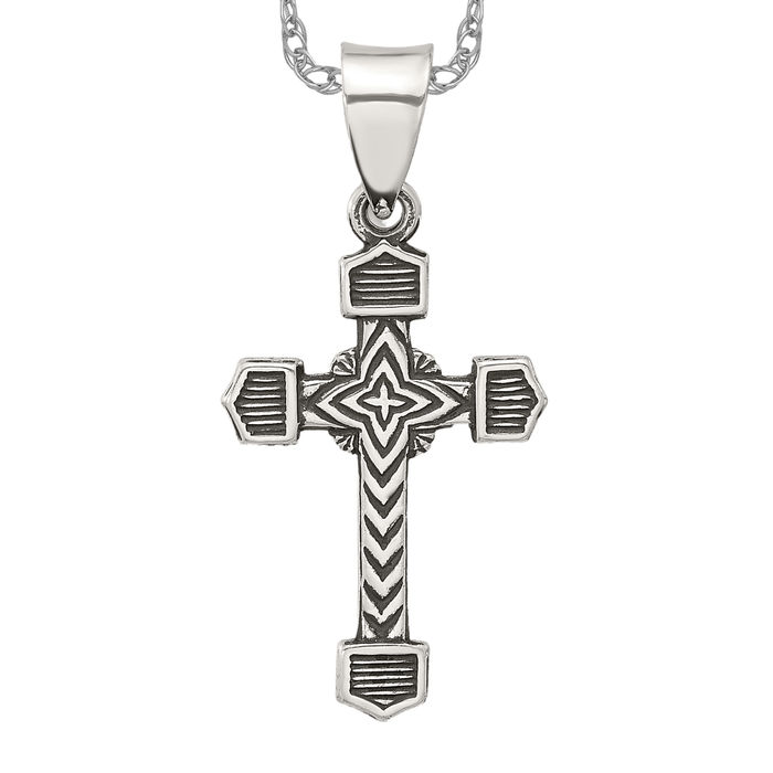 New outlets 925 Sterling Silver Cross Pendant Jesus pendant Religious pendant 2