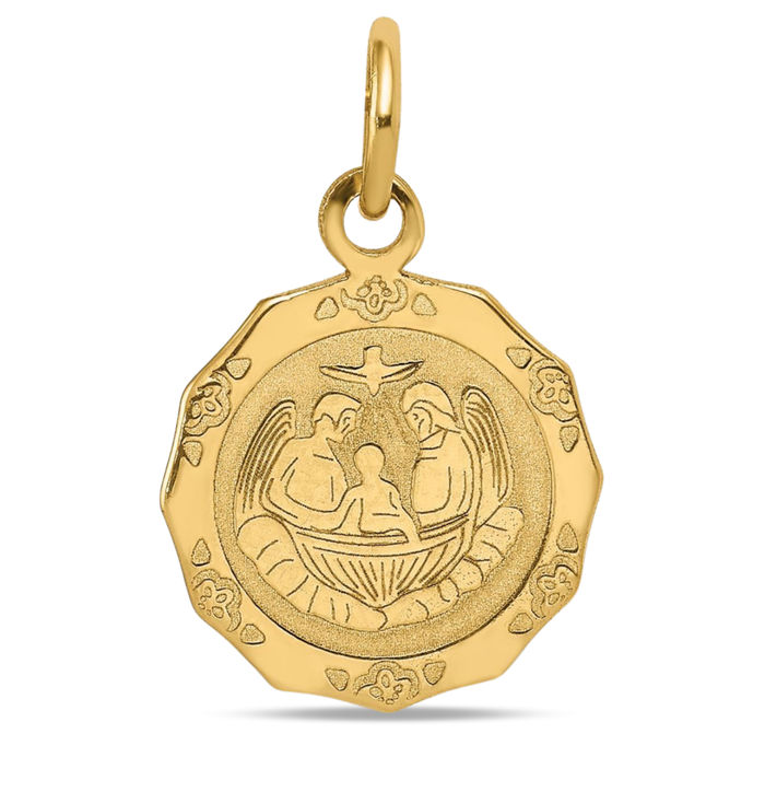 10k solid gold outlet Baptism pendent(New)