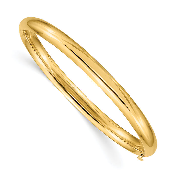 10k solid gold bangle 2024