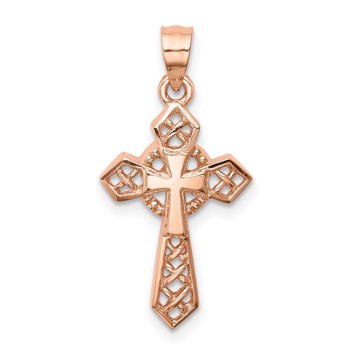 [STONE HENgE] 韓国☆14K Rose Gold☆U0077 Necklace 14K satin rose gold Kensington single stone necklace with
