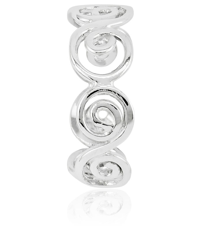 14K Solid White Gold Adjustable Toe Ring Open Midi Band Summer Beach Jewelry