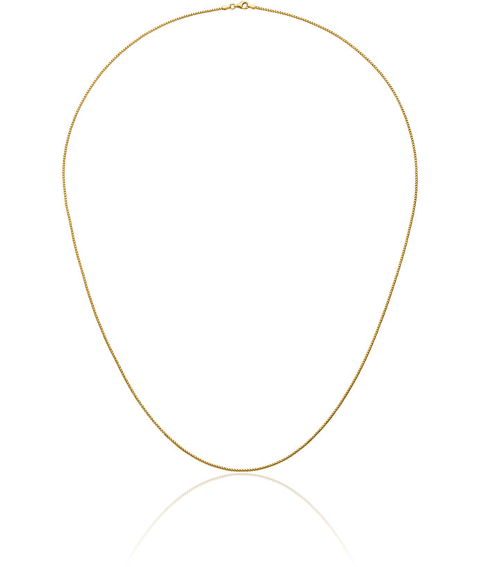 14K Solid Yellow Gold 1.5mm Franco Link Chain Necklace