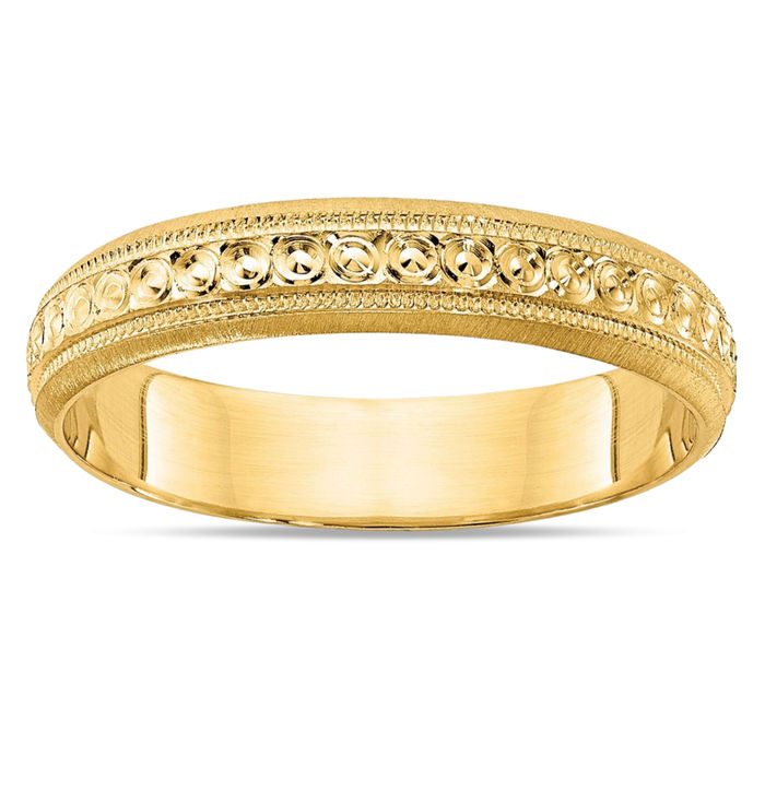 14K Yellow Gold 3mm Wedding Band