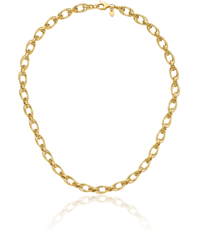 14K Solid Yellow Gold Necklace Chain