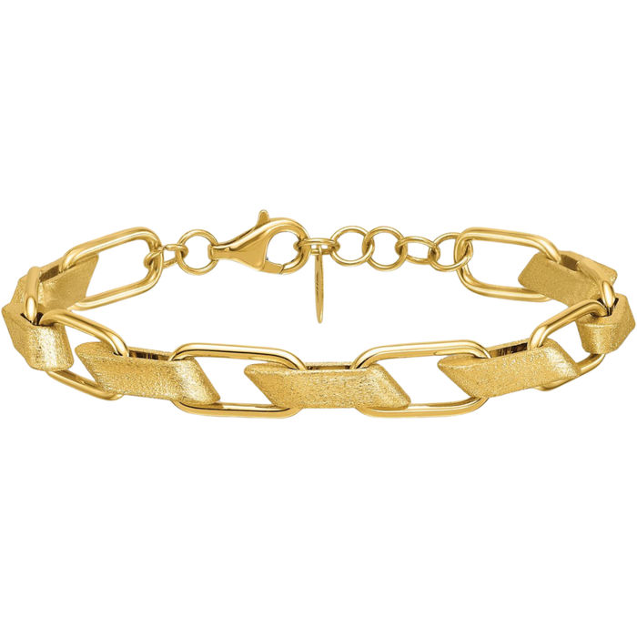 14K Solid Yellow Gold Link Chain Bracelet