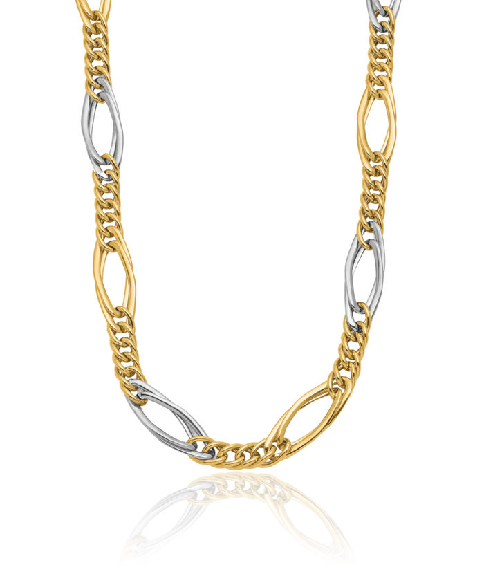 14K Solid Yellow Gold Link Chain Necklace