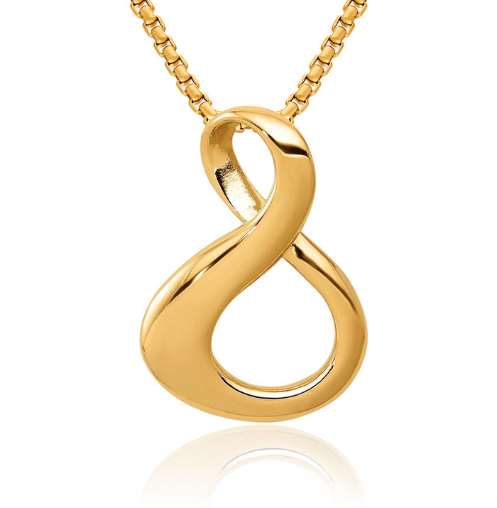 14K Solid Yellow Gold Reversible Cubetto Omega Snake Slide Necklace Chain Pendant Charm