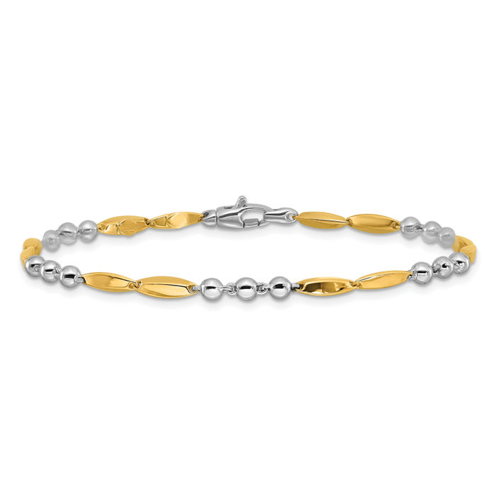 【HYERES LOR】22SS★ Essence 14K mele Point bracelet Bracelet Eleanor White | HIPANEMA