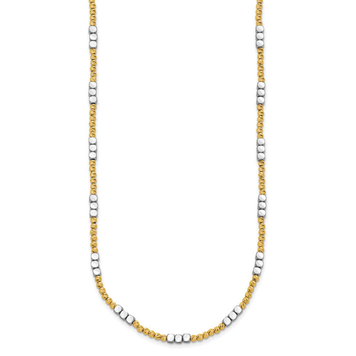 ★VINTAGE HOLLYWOOD★ Basic Ball Chain Necklace monet-matt-gold-ball-chain-
