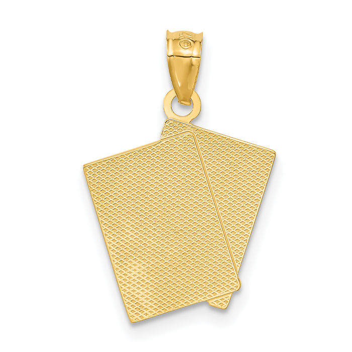 Solid 14k Gold deck store pendant