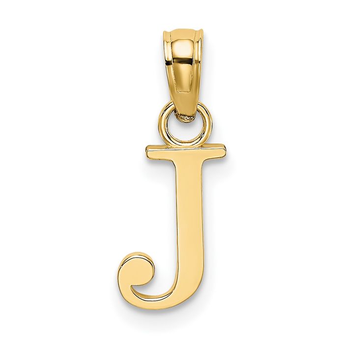 Halskette 14 Karat massiv Gelbgold Buchstabe J Initialen - Bild 11 von 12
