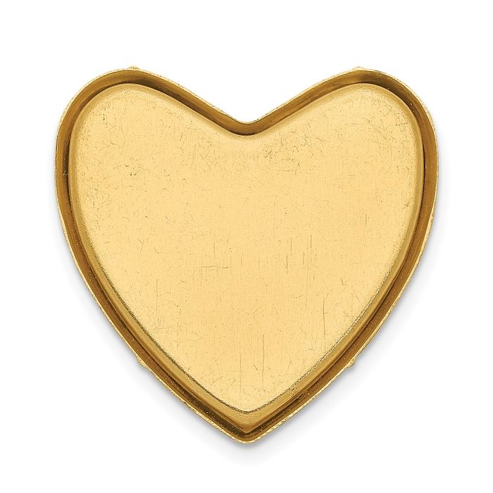 14K Solid Yellow Gold Diamond Star Ash Holder Heart Personalized Photo Locket Cremation Necklace Memorial Charm Urn Pendant