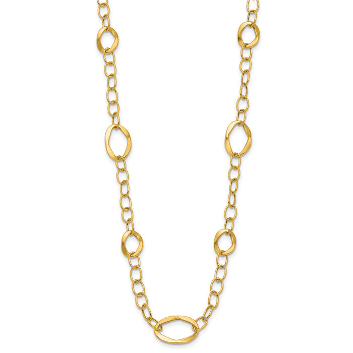 14k solid gold newest necklace