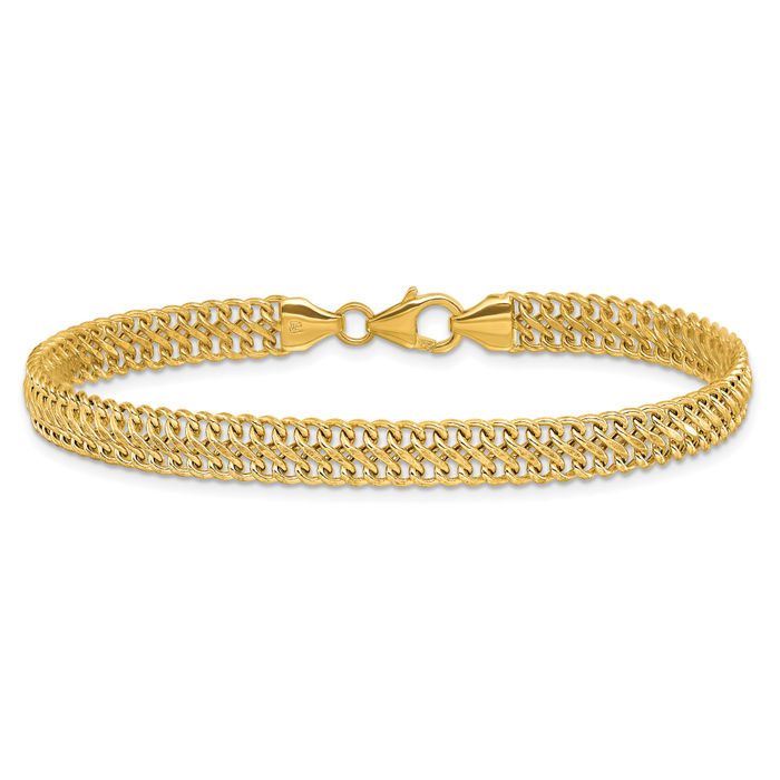 14K hotsell Yellow Gold Chain Bracelet