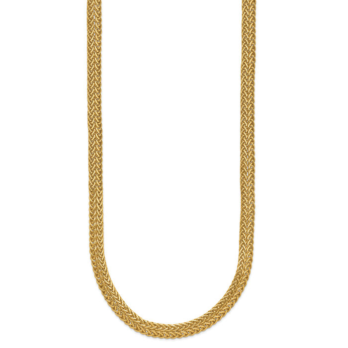 14K Solid Yellow Gold Chain Necklace