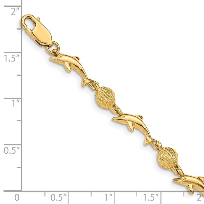 18 K Gold Sea Animals Baby Bracelet hotsell