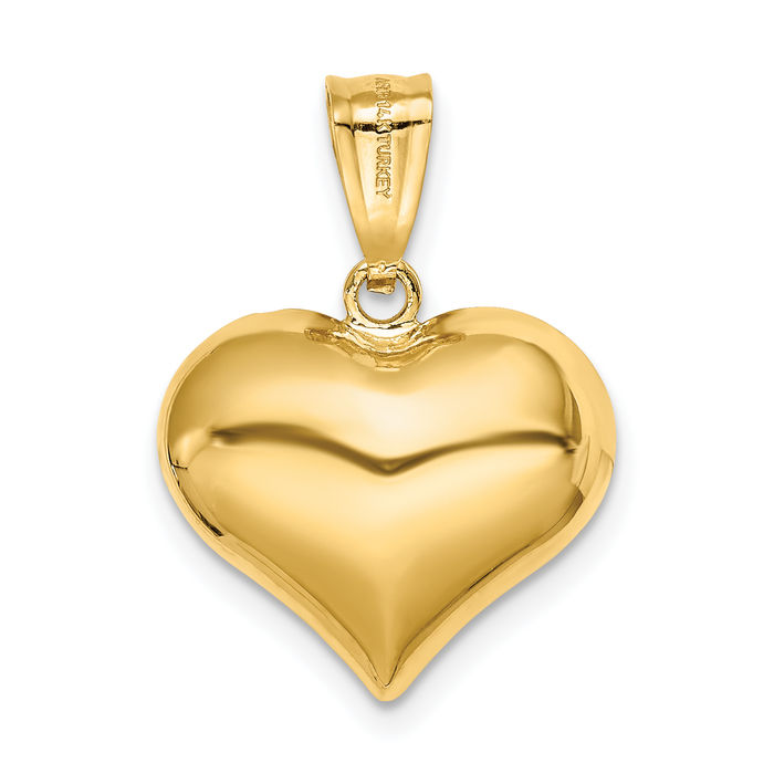 Ladies 14 Karat Yellow Gold Someone selling Special Heart Pendant