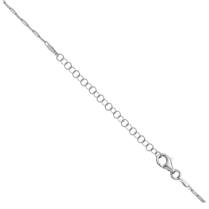 925 Sterling Silver 1.65mm Paperclip Link Necklace Chain