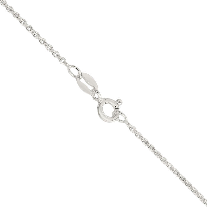 925 Sterling Silver 1.6mm Forzantina Cable Rolo Link Chain Belcher Necklace