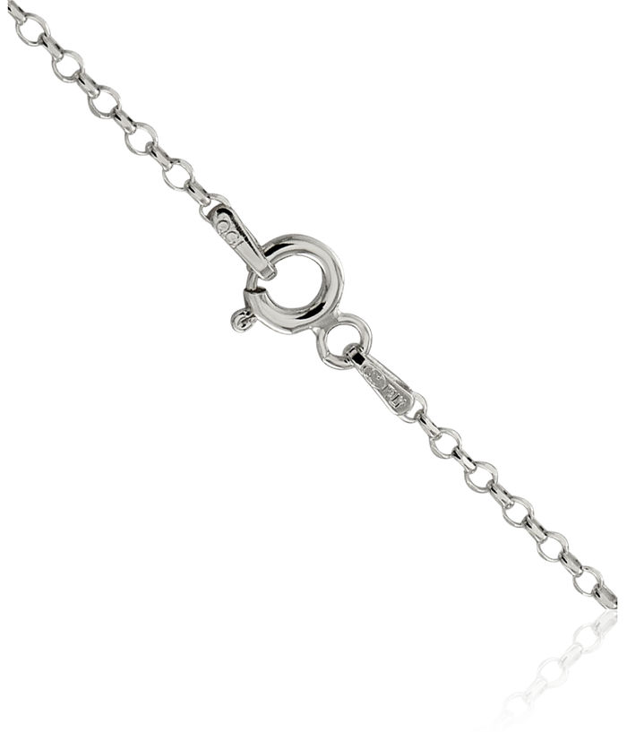 925 Sterling Silver 1.75mm Cable Rolo Link Chain Belcher Necklace