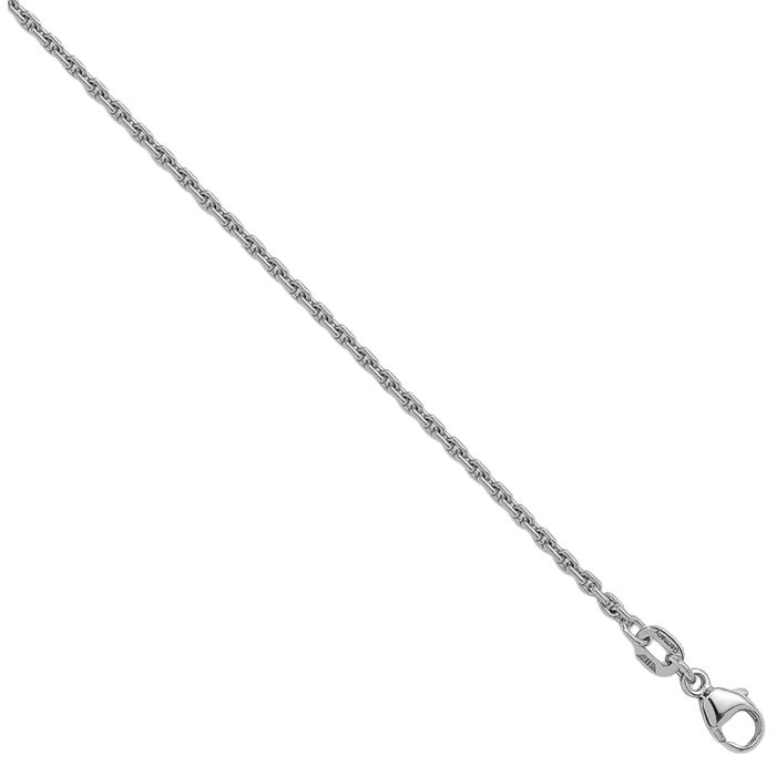 925 Sterling Silver 1.8mm Cable Rolo Link Chain Belcher Necklace