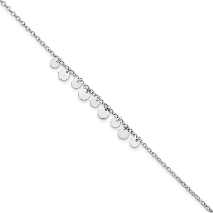 925 Sterling Silver Anklet Summer Beach Foot Ankle Bracelet