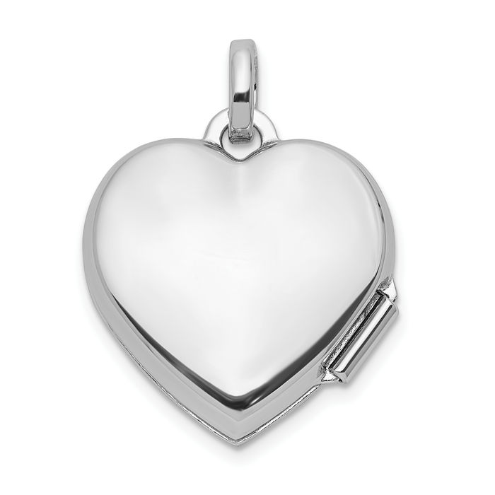 925 Sterling Silver Forever My Heart Rainbow Locket Necklace Chain Pendant Charm