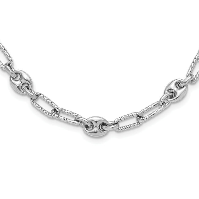 925 Sterling Silver 16 Link Chain Necklace