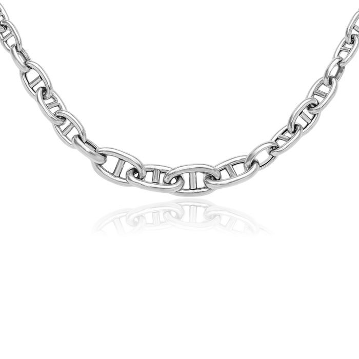 925 Sterling Silver 17 Link Chain Necklace