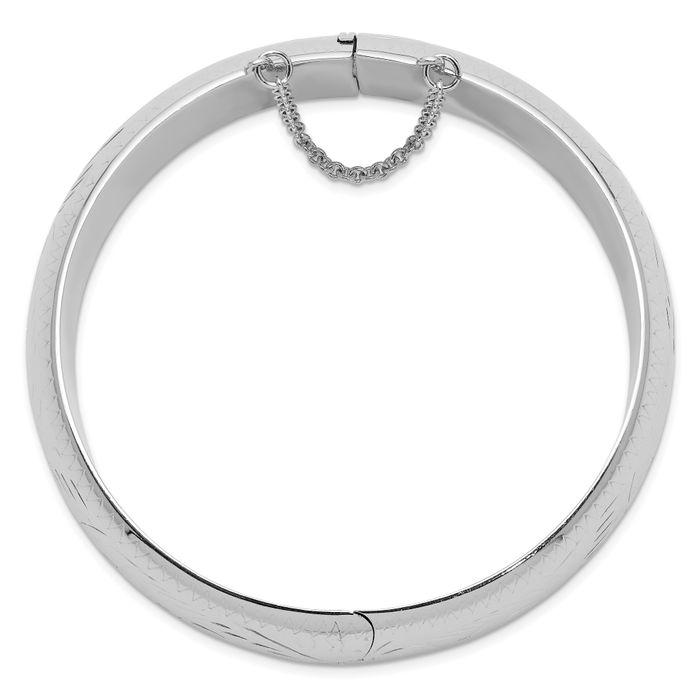 925 Sterling Silver 20mm Bangle Bracelet