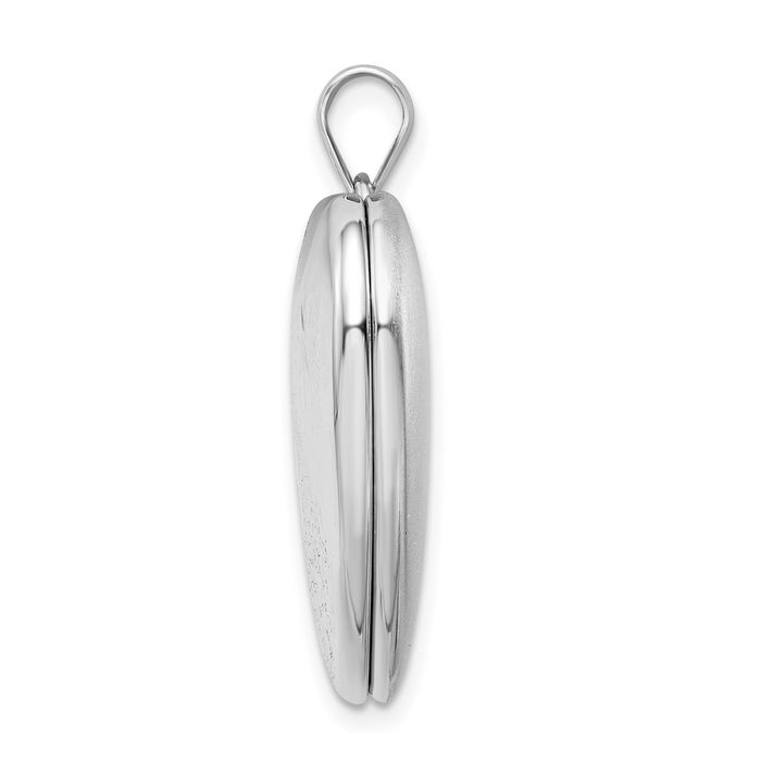 925 Sterling Silver Footprints Ash Holder Heart Personalized Photo Locket Cremation Necklace Memorial Charm Urn Pendant