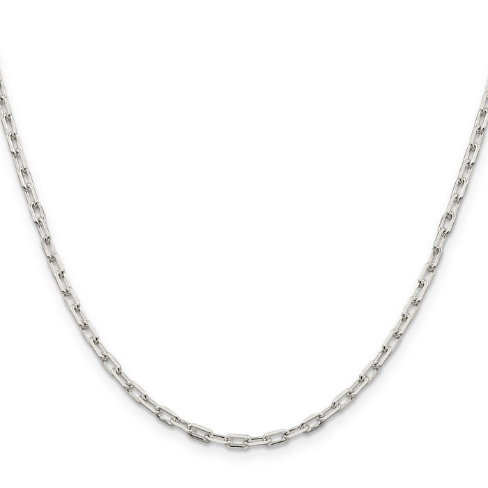 925 Sterling Silver 2.75mm Link Chain Necklace