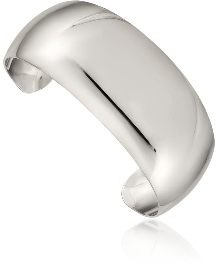 925 Sterling Silver 28.5mm Cuff Bracelet