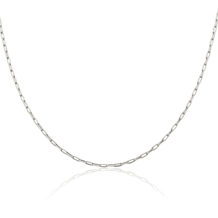 925 Sterling Silver 2mm Link Chain Necklace