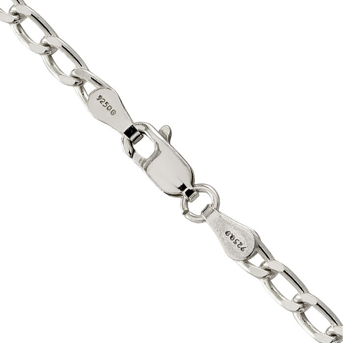 925 Sterling Silver 2mm Link Chain Necklace