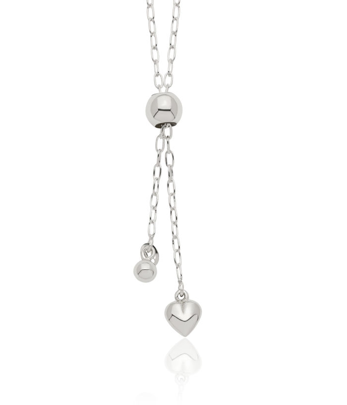 925 Sterling Silver Bead Ball Chain Necklace