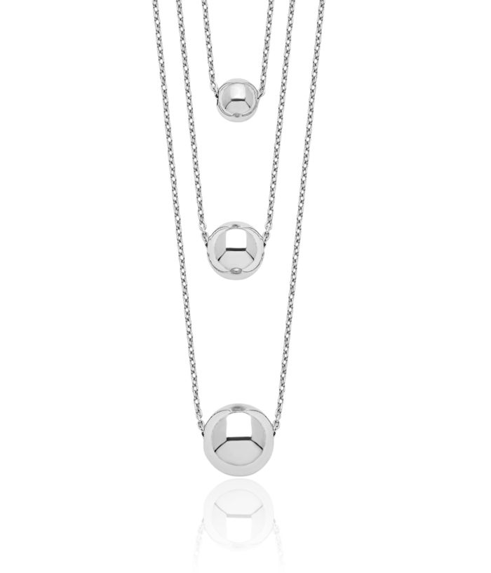 925 Sterling Silver 3 Strand Layering Necklace Chain