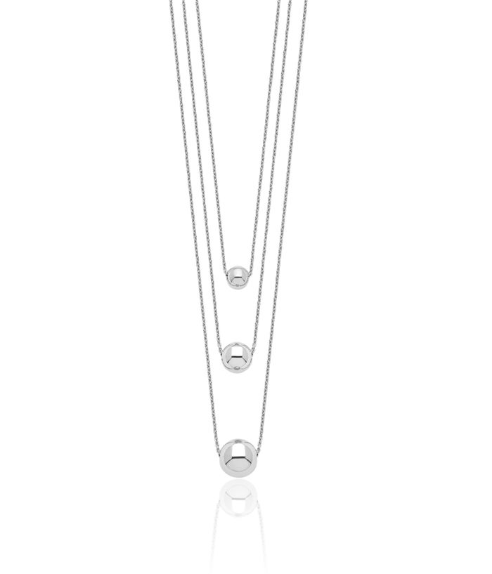 925 Sterling Silver 3 Strand Layering Necklace Chain