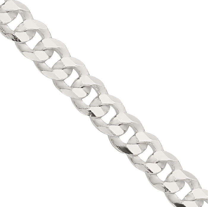 925 Sterling Silver 3.15mm Curb Link Chain Necklace