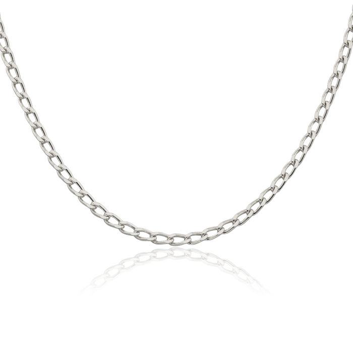 925 Sterling Silver 3.2mm Link Chain Necklace